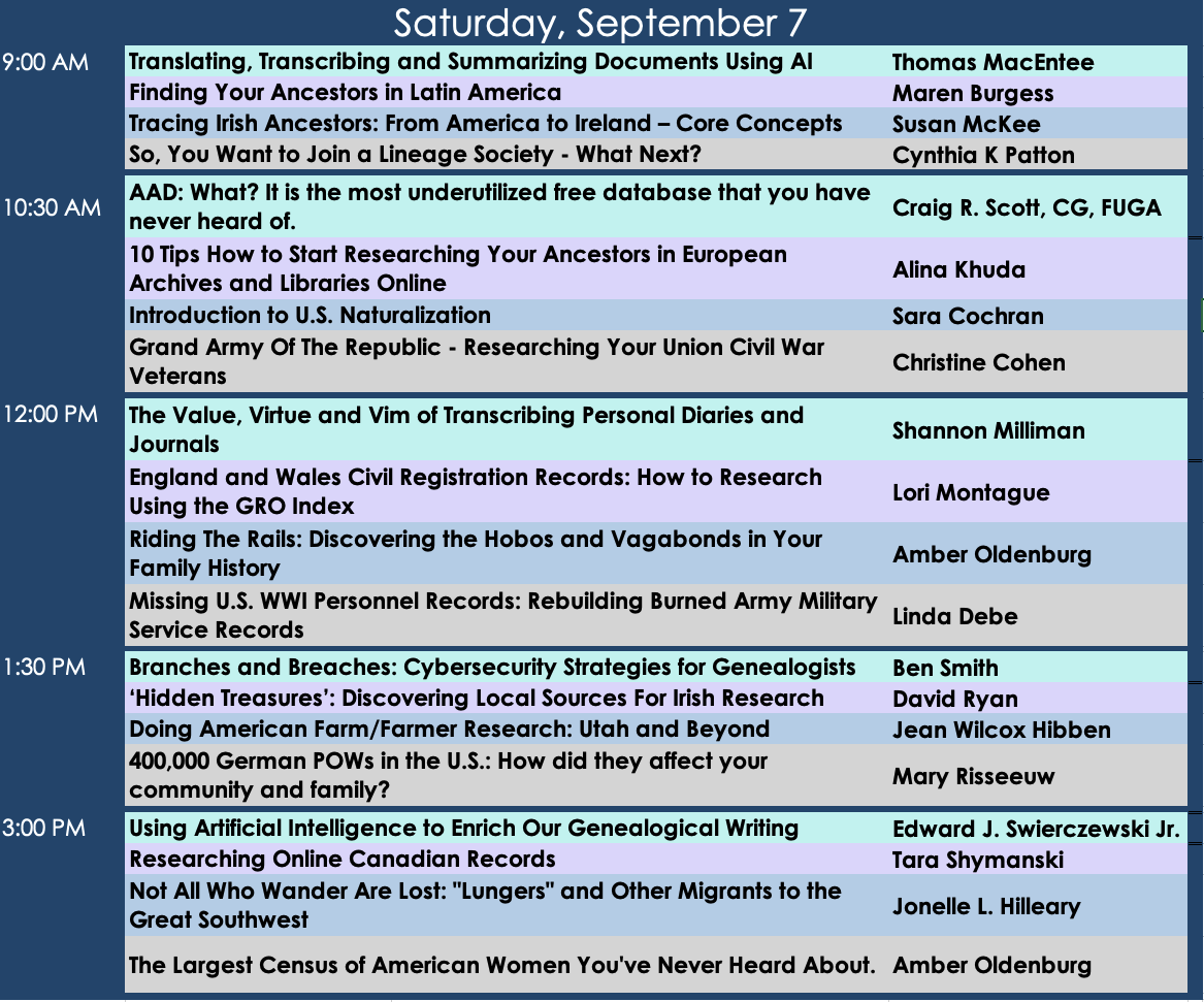 2023 Summit of Excellence Schedule